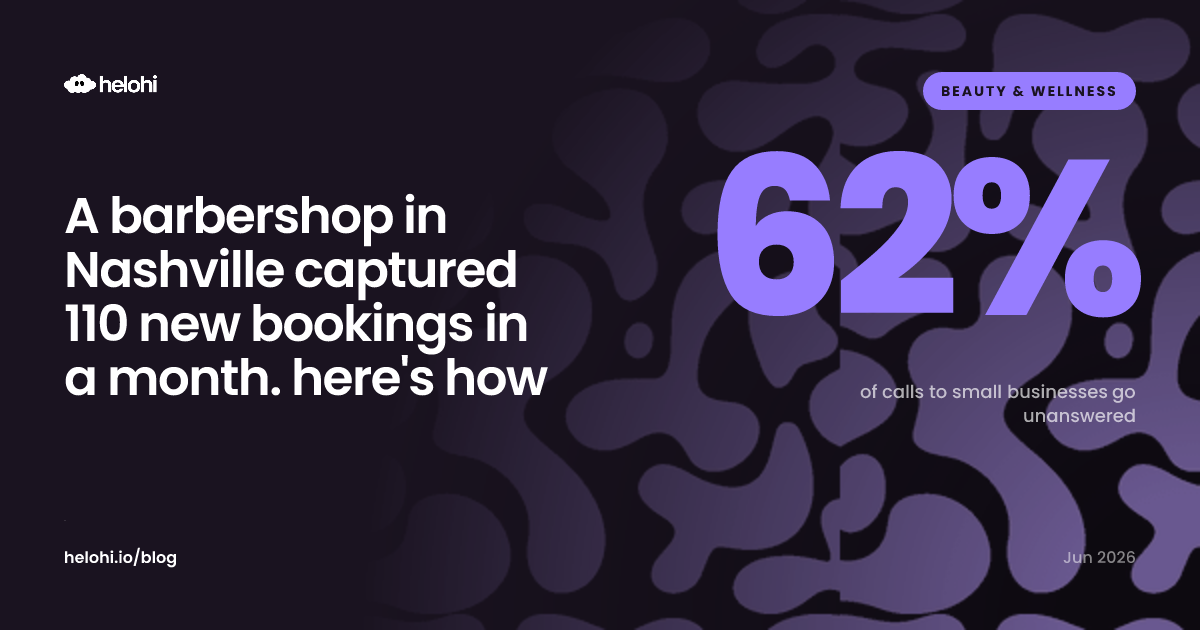 A barbershop in Nashville captured 110 new bookings in a month. here's how