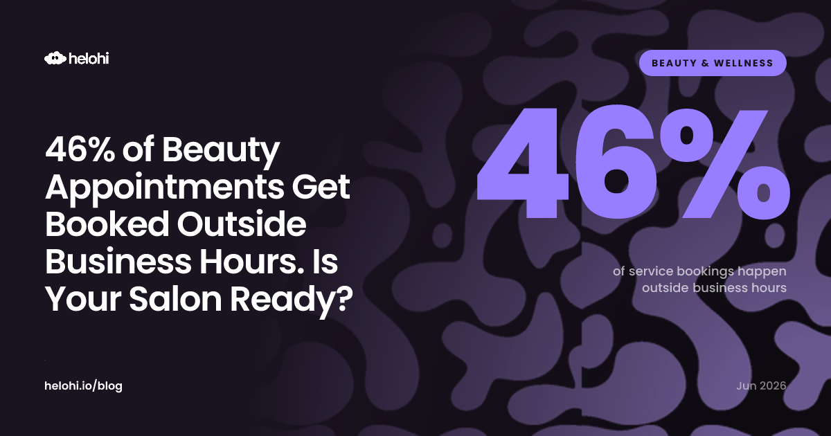 46% of Beauty Appointments Get Booked Outside Business Hours. Is Your Salon Ready?