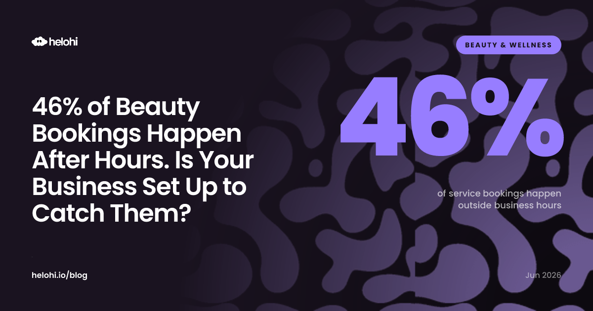 46% of Beauty Bookings Happen After Hours. Is Your Business Set Up to Catch Them?