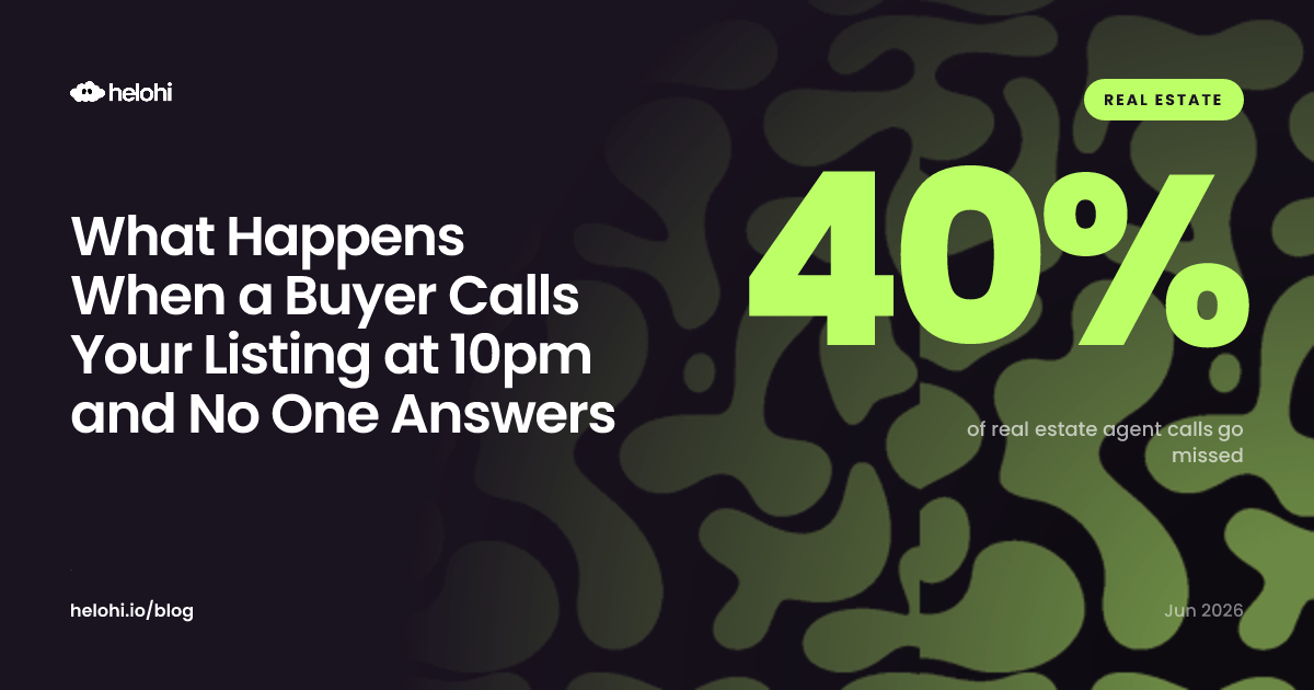 What Happens When a Buyer Calls Your Listing at 10pm and No One Answers