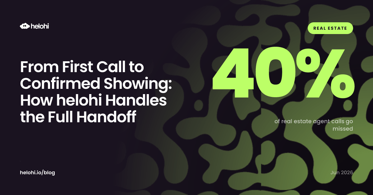 From First Call to Confirmed Showing: How helohi Handles the Full Handoff