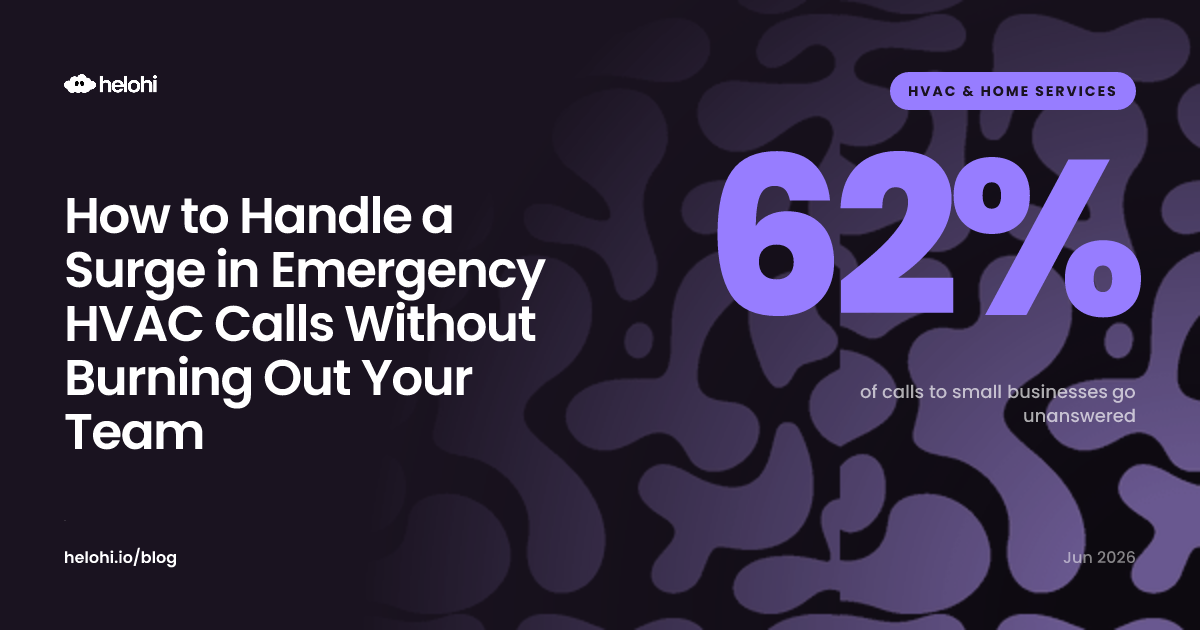 How to Handle a Surge in Emergency HVAC Calls Without Burning Out Your Team